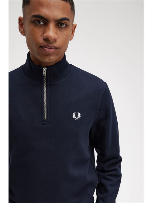 felpa mezza zip Fred Perry | M3574608